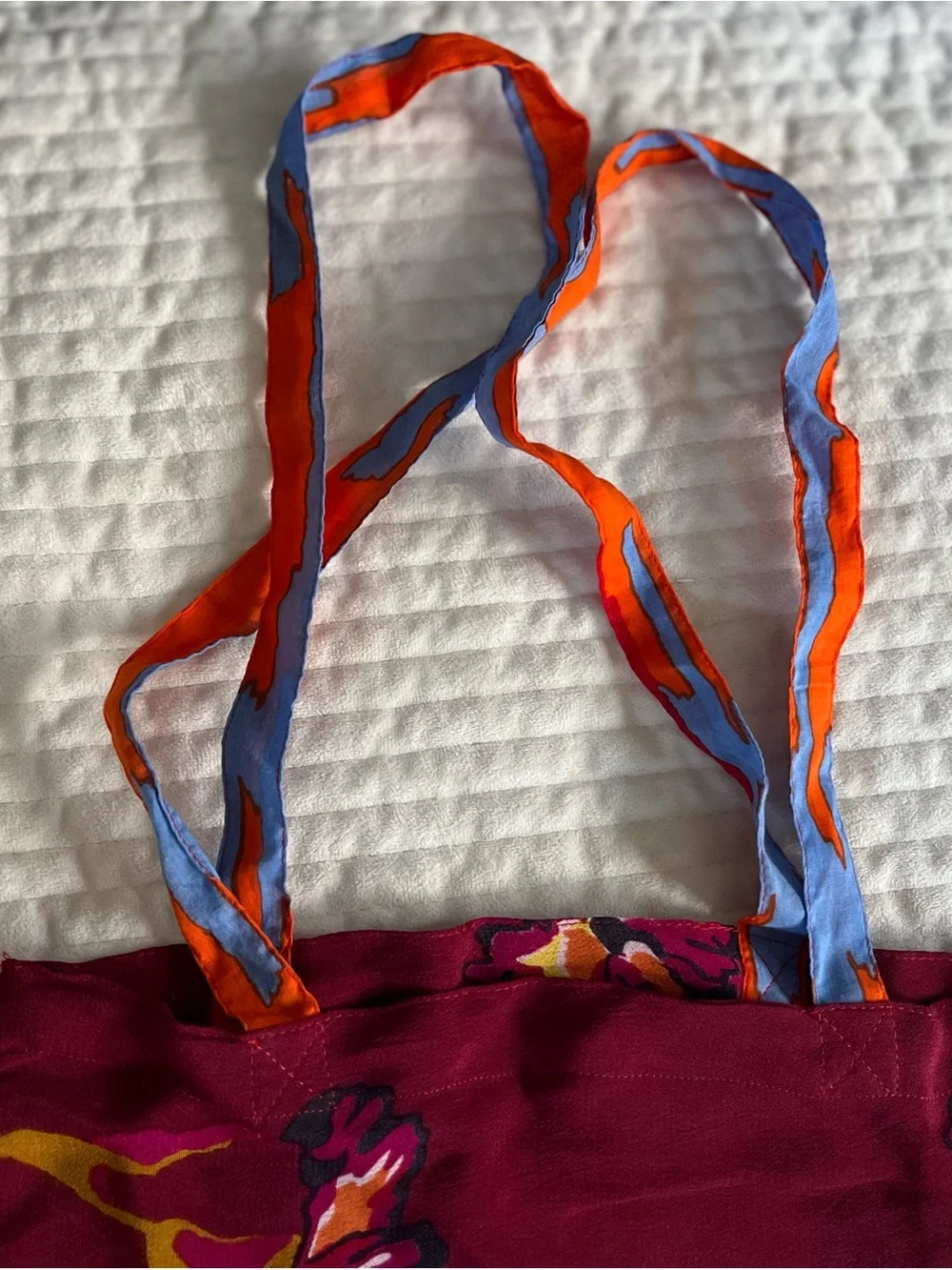 Lisa Corti Milano Silk Floral Carrier Bag